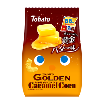 東ハト ゴールデンキャラメルコーン 黄金バター味